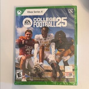 College Football 25 Xbox Series X Game - Green Case Never Been opened.